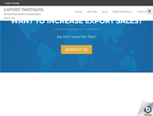 Tablet Screenshot of exportpartners.co.uk